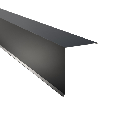 Pultabschluss Typ 5 | 85° SONDERKANTTEIL | Stahl 0,63 mm | 25 µm Polyester | RAL 7016 Anthrazitgrau Pultabschluss Typ 5 | 85°