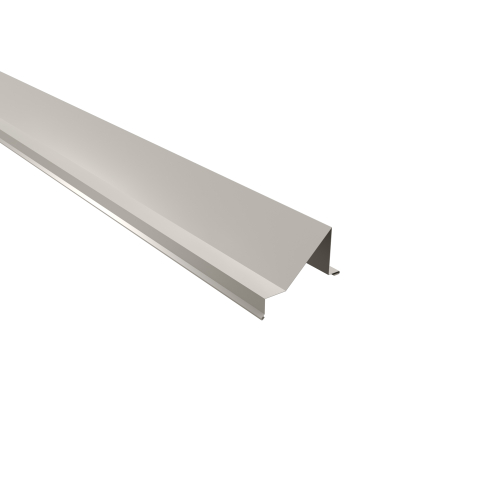 Schneefangblech als Prallblech | SONDERKANTTEIL | Stahl 0,50 mm | 25 µm Polyester | RAL 9010 Reinweiß #1