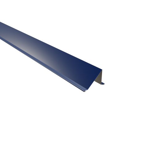 Schneefangblech | 2000 mm | Stahl 0,50 mm | 25 µm Polyester | RAL 5010 Enzianblau #1