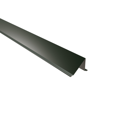 Schneefangblech | 2000 mm | Stahl 0,50 mm | 25 µm Polyester | RAL 6020 Chromoxidgrün #1