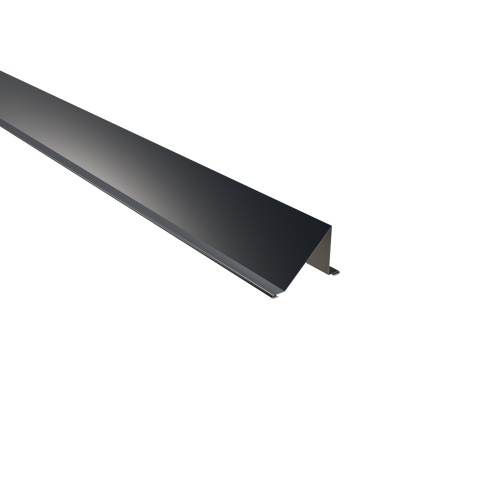 Schneefangblech | 2000 mm | Stahl 0,63 mm | 25 µm Polyester | RAL 7016 Anthrazitgrau #1