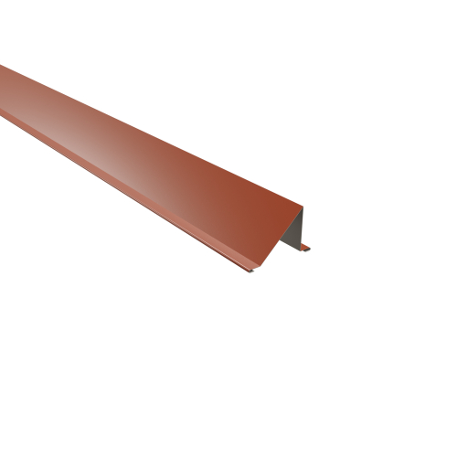 Schneefangblech 2000 mm | Stahl 0,50 mm | 60 µm Puramid | RAL 8004 Kupferbraun Schneefangblech | 2000 mm | Stahl 0,50 mm | 60 µm Puramid | RAL 8004 Kupferbraun #1