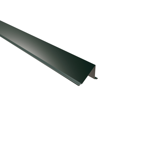 Schneefangblech | 2000 mm | Aluminium 0,70 mm | 25 µm Polyester | RAL 6005 Moosgrün #1