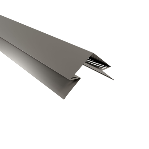 Selbstentlüftender First 2000 mm | Stahl 0,50 mm | 25 µm Polyester | RAL 9007 Graualuminium Selbstentlüftender First | 2000 mm | Stahl 0,50 mm | 25 µm Polyester | RAL 9007 Graualuminium #1