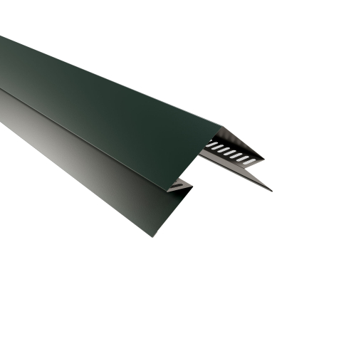 Selbstentlüftender First 2000 mm | Stahl 0,50 mm | 60 µm Puramid | RAL 6005 Moosgrün Selbstentlüftender First | 2000 mm | Stahl 0,50 mm | 60 µm Puramid | RAL 6005 Moosgrün #1