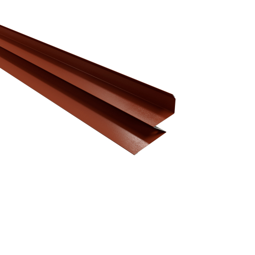 Selbstentlüftender Wandanschluss 2000 mm | Stahl 0,50 mm | 35 µm Mattpolyester | 75 Ziegelrot Selbstentlüftender Wandanschluss | 2000 mm | Stahl 0,50 mm | 35 µm Mattpolyester | 75 Ziegelrot #1