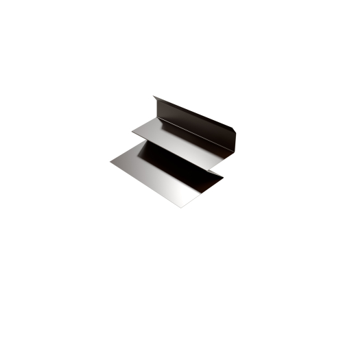 Verbindungsstück Selbstentlüftender Wandanschluss | 250 mm | Stahl 0,50 mm | 25 µm Polyester | RAL 8014 Sepiabraun #1