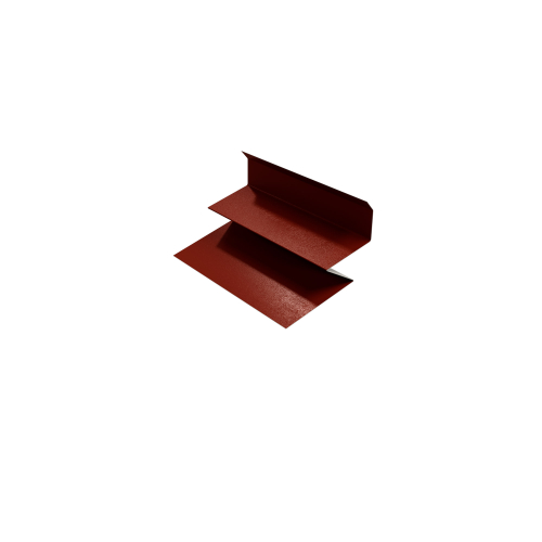 Verbindungsstück Selbstentlüftender Wandanschluss | 250 mm | Stahl 0,50 mm | 35 µm Mattpolyester | 29 Rot #1