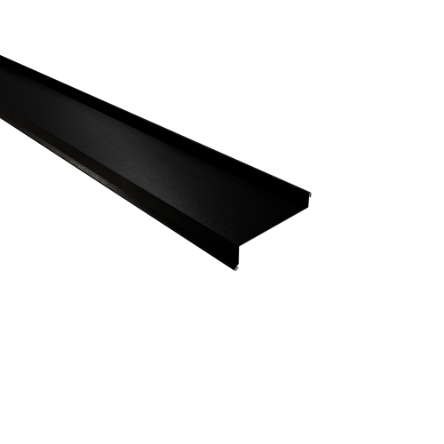 Sohlbank 2000 mm | Stahl 0,50 mm | 35 µm Mattpolyester | 33 Schwarz Sohlbank