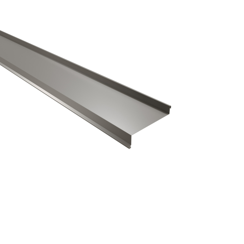 Sohlbank 2000 mm | Aluminium 0,70 mm | 25 µm Polyester | RAL 9007 Graualuminium Sohlbank