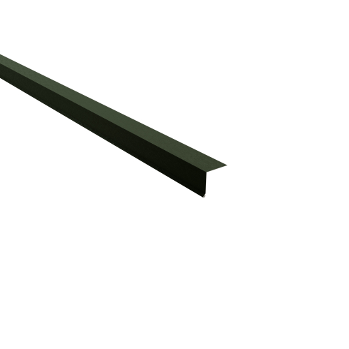 Traufenblech | 90° 2000 mm | Stahl 0,50 mm | 80 µm Shimoco | RAL 6020 Chromoxidgrün Traufenblech | 90°