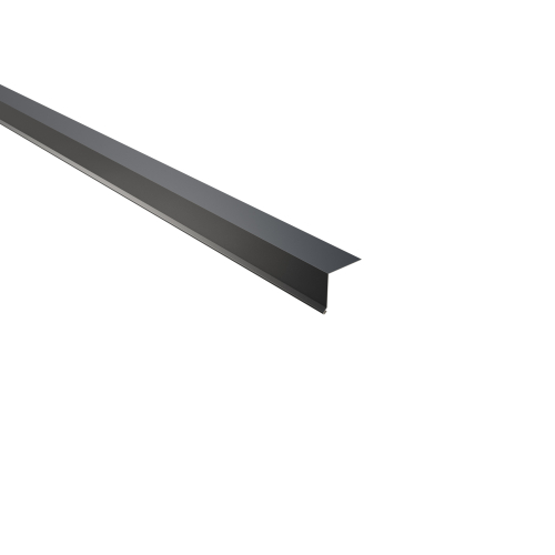 Traufenblech Typ 2 | 95° SONDERKANTTEIL | Stahl 0,50 mm | 60 µm Puramid | RAL 7016 Anthrazitgrau Traufenblech Typ 2 | 95°