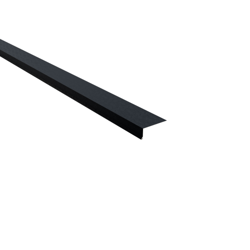 Traufenblech Typ 4 | 90° SONDERKANTTEIL | Stahl 0,50 mm | 80 µm Shimoco | RAL 7016 Anthrazitgrau Traufenblech Typ 4 | 90°