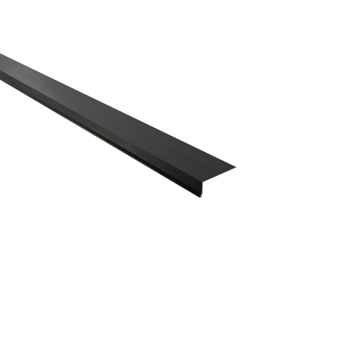 Traufenblech Typ 5 | 95° SONDERKANTTEIL | Stahl 0,50 mm | 35 µm Mattpolyester | 23 Dunkelgrau Traufenblech Typ 5 | 95°