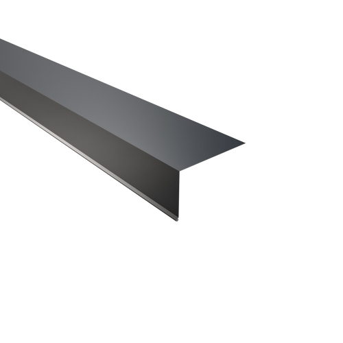 Traufenblech Typ 7 | 95° SONDERKANTTEIL | Stahl 0,75 mm | 60 µm Puramid | RAL 7016 Anthrazitgrau Traufenblech Typ 7 | 95°
