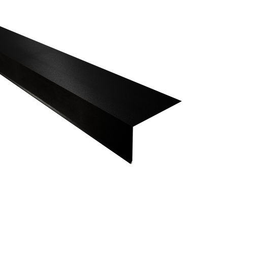 Traufenblech Typ 8 | 100° SONDERKANTTEIL | Stahl 0,50 mm | 35 µm Mattpolyester | 33 Schwarz Traufenblech Typ 8 | 100° | SONDERKANTTEIL | Stahl 0,50 mm | 35 µm Mattpolyester | 33 Schwarz #1