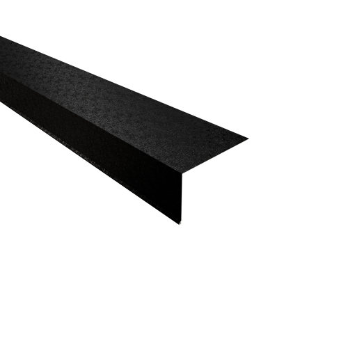 Traufenblech Typ 8 | 100° SONDERKANTTEIL | Stahl 0,50 mm | 80 µm Shimoco | RAL 9005 Tiefschwarz Traufenblech Typ 8 | 100° | SONDERKANTTEIL | Stahl 0,50 mm | 80 µm Shimoco | RAL 9005 Tiefschwarz #1