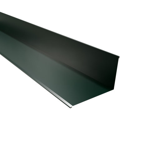 Wandanschluss | 95° 2000 mm | Aluminium 0,70 mm | 25 µm Polyester | RAL 6005 Moosgrün Wandanschluss | 95°