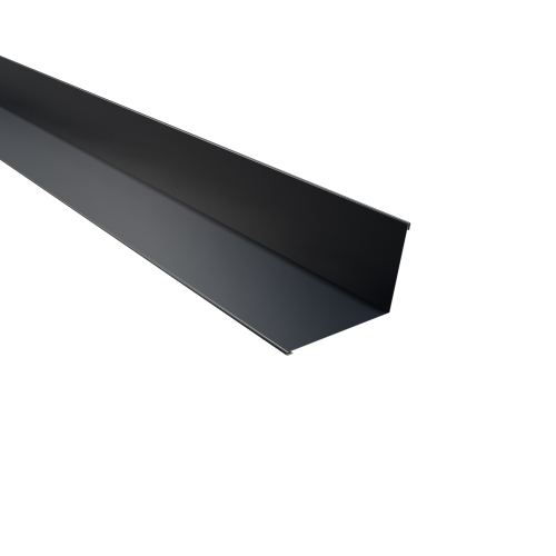 Wandanschluss Typ 3 | 100° SONDERKANTTEIL | Stahl 0,75 mm | 60 µm Puramid | RAL 7016 Anthrazitgrau Wandanschluss Typ 3 | 100°