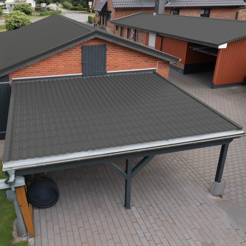 Pfannenblech Typ 2/1060 Stahl 0,50 mm | 35 µm Mattpolyester | 23 Dunkelgrau | Anti-Tropf 70 Pfannenblech Typ 2/1060 | Stahl 0,50 mm | 35 µm Mattpolyester | 23 Dunkelgrau | Anti-Tropf 70 #3