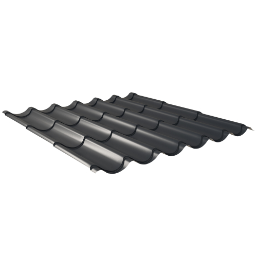 Pfannenblech Typ 2/1060 Stahl 0,50 mm | 60 µm Puramid | RAL 7016 Anthrazitgrau | Anti-Tropf 70 Pfannenblech Typ 2/1060 | Stahl 0,50 mm | 60 µm Puramid | RAL 7016 Anthrazitgrau | Anti-Tropf 70 #1