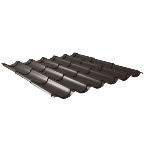 Pfannenblech Typ 2/1060 Stahl 0,50 mm | 60 µm Puramid | RAL 8017 Schokoladenbraun | Anti-Tropf 70 Pfannenblech Typ 2/1060 | Stahl 0,50 mm | 60 µm Puramid | RAL 8017 Schokoladenbraun | Anti-Tropf 70 #1