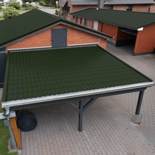 Pfannenblech Typ 2/1060 Stahl 0,50 mm | 80 µm Shimoco | RAL 6020 Chromoxidgrün Pfannenblech Typ 2/1060 | Stahl 0,50 mm | 80 µm Shimoco | RAL 6020 Chromoxidgrün #2