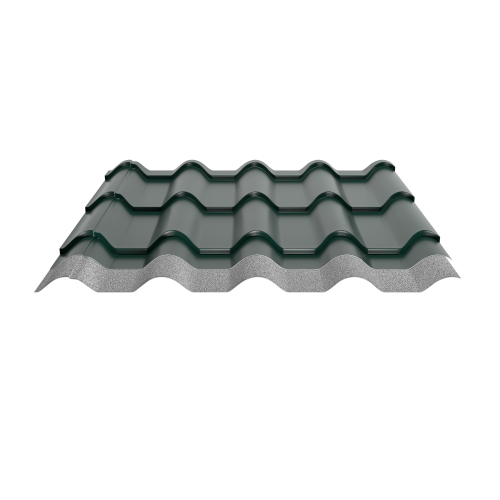 Pfannenblech Typ Europa | Aluminium 0,70 mm | 25 µm Polyester | RAL 6005 Moosgrün | Anti-Tropf 110B #2