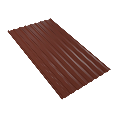 Trapezblech W-20/1100 | 75x Palette | 2000 mm | Stahl 0,40 mm | 25 µm Polyester | RAL 8012 Rotbraun | 75 Stk. pro Palette #1