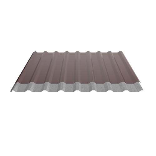 Trapezblech W-20/1100 | Dachprofil | Stahl 0,50 mm | 25 µm Polyester | RAL 3005 Weinrot | Anti-Tropf 200 #2