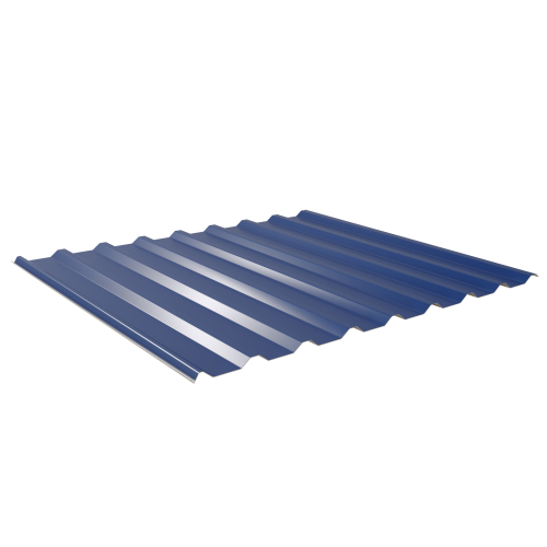 Trapezblech W-20/1100 | Dachprofil | Stahl 0,50 mm | 25 µm Polyester | RAL 5010 Enzianblau #1
