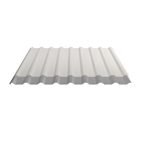 Trapezblech W-20/1100 | Dachprofil | Stahl 0,50 mm | 25 µm Polyester | RAL 9010 Reinweiß | Anti-Tropf 200 #2