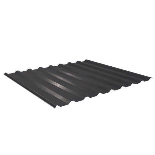 Trapezblech W-20/1100 | Dachprofil | Stahl 0,50 mm | 35 µm Mattpolyester | 23 Dunkelgrau #1