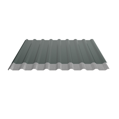 Trapezblech W-20/1100 | Dachprofil | Stahl 0,50 mm | 60 µm Puramid | RAL 6005 Moosgrün | Anti-Tropf 70 #2