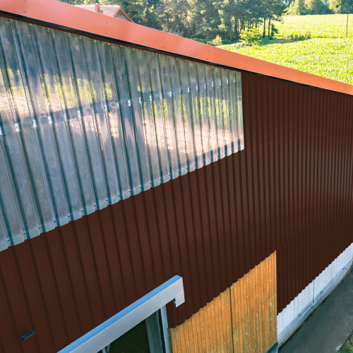 Trapezblech W-20/1100 mit Zusatzprägung | Wandprofil Stahl 0,50 mm | 80 µm Shimoco | RAL 8004 Kupferbraun Trapezblech W-20/1100 mit Zusatzprägung | Wandprofil | Stahl 0,50 mm | 80 µm Shimoco | RAL 8004 Kupferbraun #3