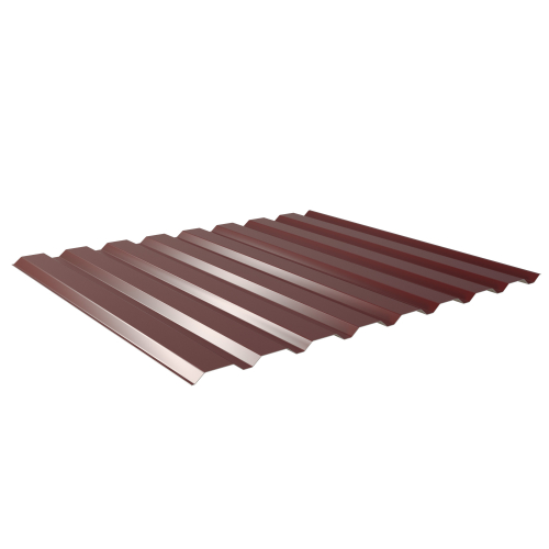 Trapezblech W-20/1100 | Wandprofil Stahl 0,50 mm | 25 µm Polyester | RAL 3005 Weinrot Trapezblech W-20/1100 | Wandprofil