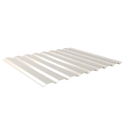 Trapezblech W-20/1100 | Wandprofil | Stahl 0,50 mm | 25 µm Polyester | RAL 9010 Reinweiß #1