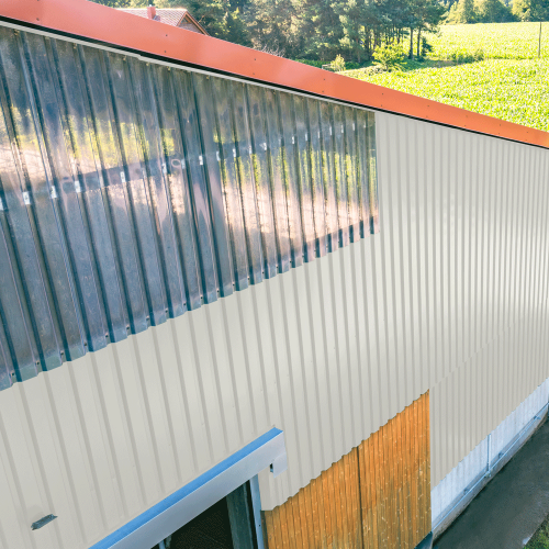 Trapezblech W-20/1100 | Wandprofil Stahl 0,50 mm | 25 µm Polyester | RAL 9010 Reinweiß Trapezblech W-20/1100 | Wandprofil | Stahl 0,50 mm | 25 µm Polyester | RAL 9010 Reinweiß #3