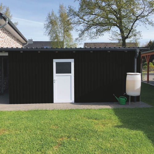 Trapezblech W-20/1100 | Wandprofil Stahl 0,50 mm | 35 µm Mattpolyester | 33 Schwarz Trapezblech W-20/1100 | Wandprofil | Stahl 0,50 mm | 35 µm Mattpolyester | 33 Schwarz #2