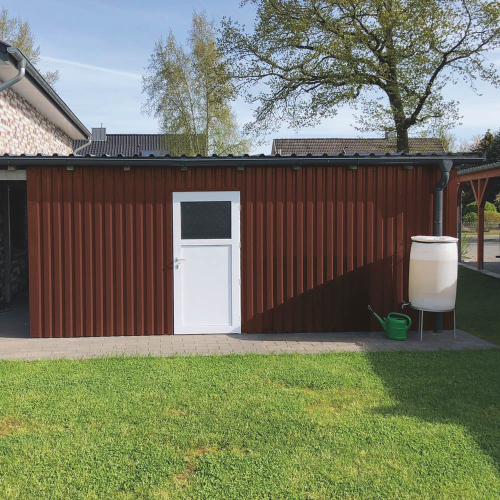 Trapezblech W-20/1100 | Wandprofil Stahl 0,50 mm | 35 µm Mattpolyester | 75 Ziegelrot Trapezblech W-20/1100 | Wandprofil | Stahl 0,50 mm | 35 µm Mattpolyester | 75 Ziegelrot #2