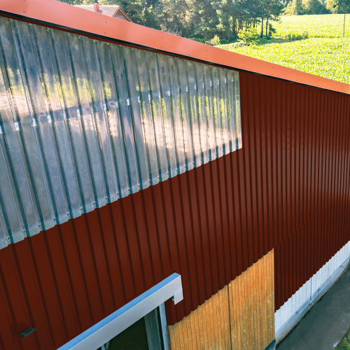 Trapezblech W-20/1100 | Wandprofil Stahl 0,50 mm | 35 µm Mattpolyester | 75 Ziegelrot Trapezblech W-20/1100 | Wandprofil | Stahl 0,50 mm | 35 µm Mattpolyester | 75 Ziegelrot #3