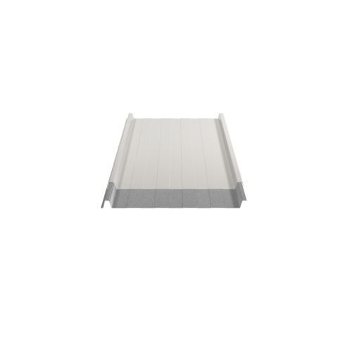 Trapezblech W-33/500 mit Tiefsickenprägung | Stahl 0,50 mm | 25 µm Polyester | RAL 9010 Reinweiß | Anti-Tropf 70 #2
