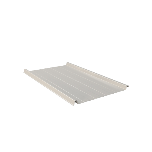 Trapezblech W-33/500 mit Tiefsickenprägung | Stahl 0,50 mm | 25 µm Polyester | RAL 9002 Grauweiß #1