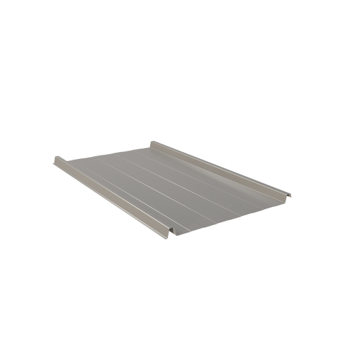 Trapezblech W-33/500 mit Tiefsickenprägung | Stahl 0,50 mm | 25 µm Polyester | RAL 9007 Graualuminium | Anti-Tropf 110 #1