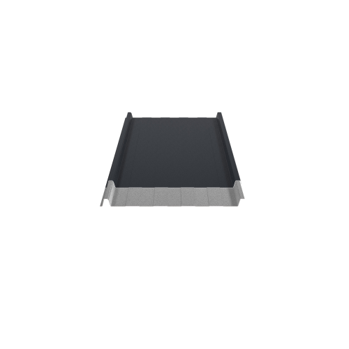 Trapezblech W-33/500 mit Tiefsickenprägung | Stahl 0,50 mm | 80 µm Shimoco | RAL 7016 Anthrazitgrau | Anti-Tropf 70 #2