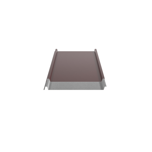 Trapezblech W-33/500 ohne Tiefsickenprägung | Stahl 0,50 mm | 25 µm Polyester | RAL 3005 Weinrot | Anti-Tropf 70 #2