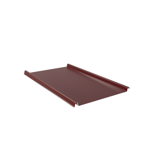 Trapezblech W-33/500 ohne Tiefsickenprägung | Stahl 0,50 mm | 25 µm Polyester | RAL 3005 Weinrot #1