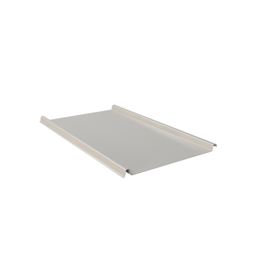 Trapezblech W-33/500 ohne Tiefsickenprägung | Stahl 0,50 mm | 25 µm Polyester | RAL 7035 Lichtgrau #1