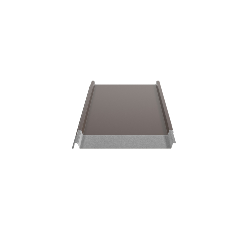 Trapezblech W-33/500 ohne Tiefsickenprägung | Stahl 0,75 mm | 25 µm Polyester | RAL 8011 Nussbraun | Anti-Tropf 110 #2