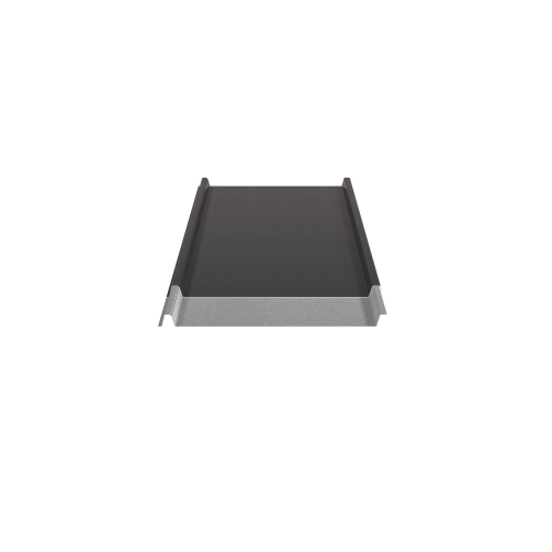 Trapezblech W-33/500 ohne Tiefsickenprägung | Stahl 0,50 mm | 35 µm Mattpolyester | 23 Dunkelgrau | Anti-Tropf 70 #2
